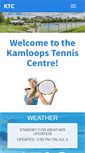 Mobile Screenshot of kamloopstennis.com